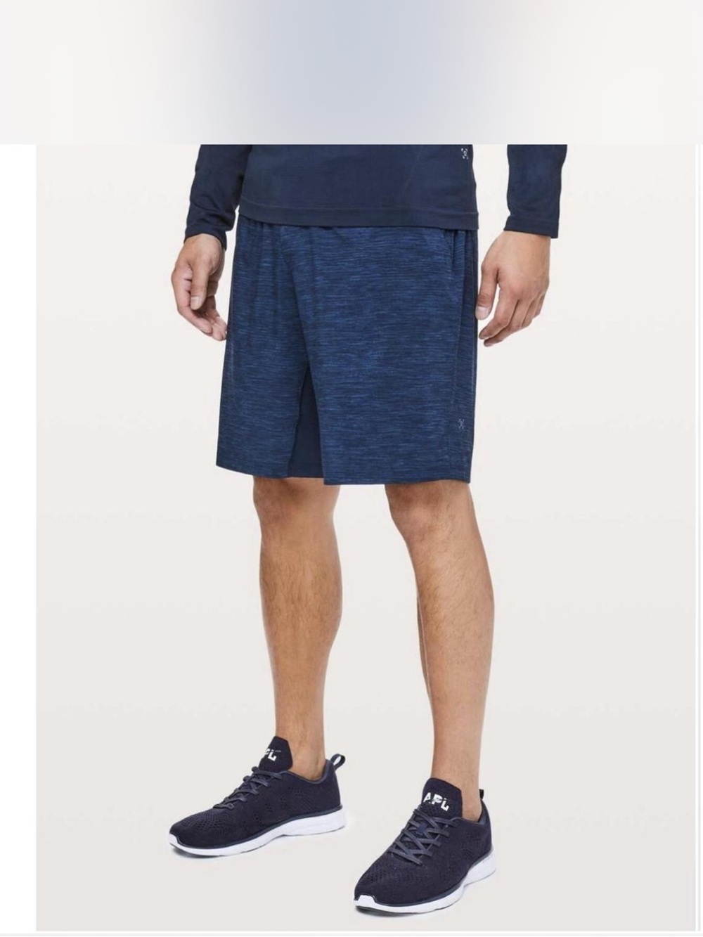 lululemon athletica Men's Navy/Heather Athletic Shorts